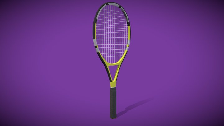 Tennis Racket 3D Model