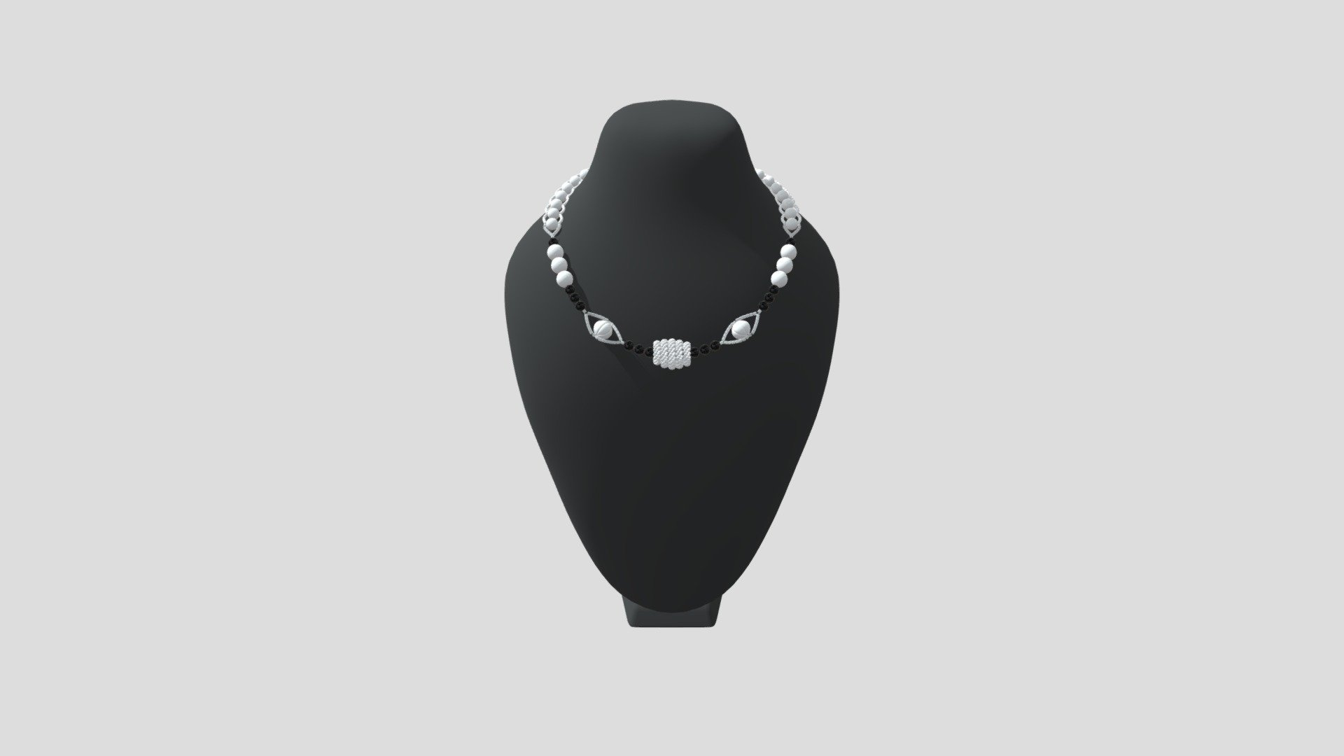 BRITTEN-05 SARAWAK BEADS NECKLACE