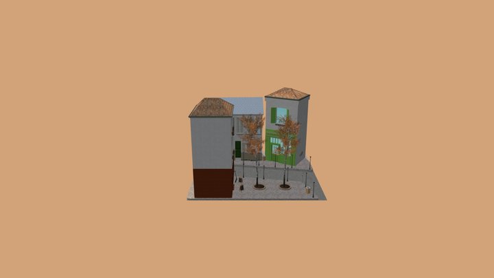 City Scene 3D Model