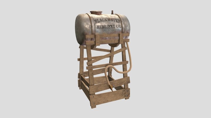 Western Fuel Supply Station 3D Model