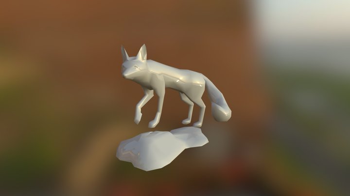 Red Fox 3D Model