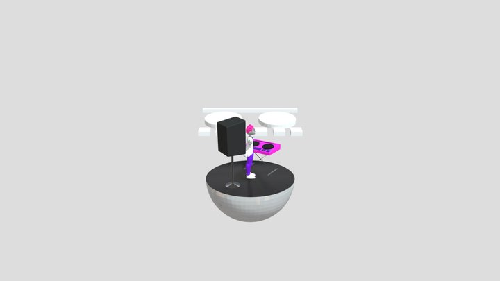 DJ Chica 3D Model