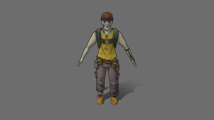 Shawn Character Model 3D Model