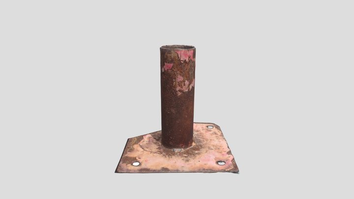 Rusted Pole – Gratis 3D-model STL