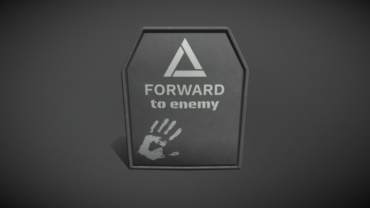 Armored plate 3D Model