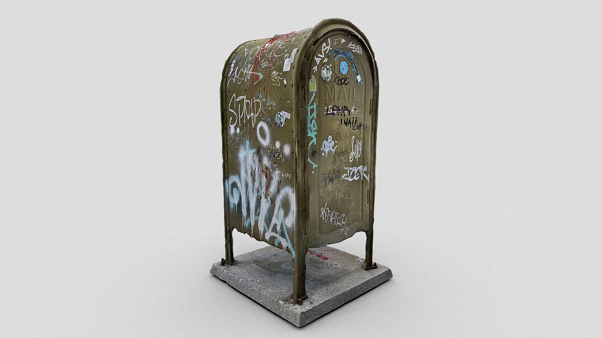 363: Mailbox — Sketchfab embed 3D viewer
