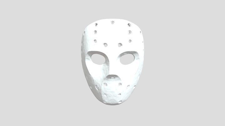 Hockey Mask Illusion 3D Model