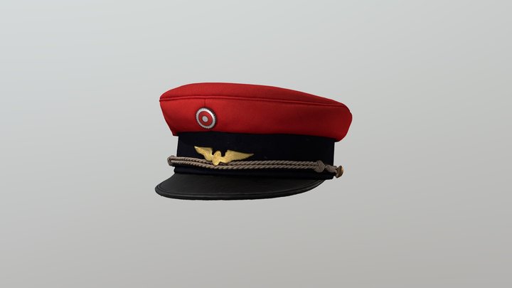 LOW Virkalakki - Uniform cap 3D Model