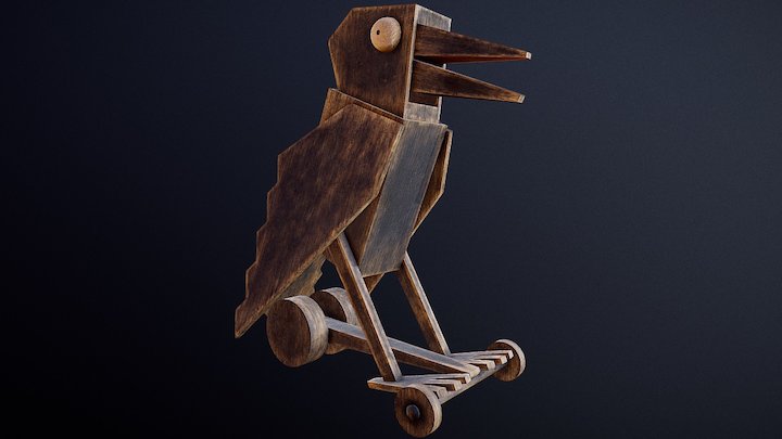 Crow Toy 3D Model