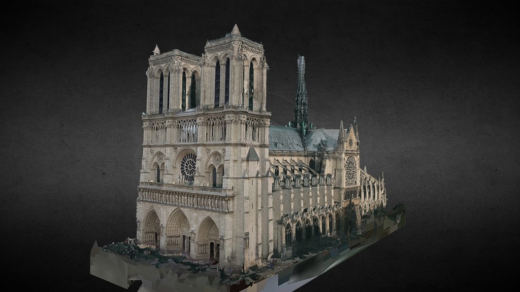 Notre Dame crowdsourced photogrammetry