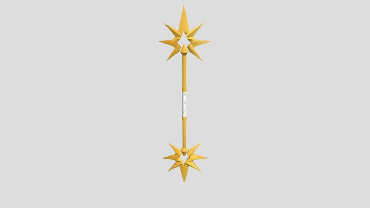 Elementalist Lux Staff 3D Model