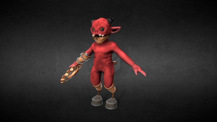 Small Demon 3D Model