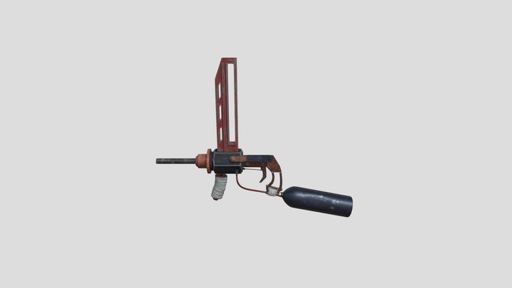 Survival_Nail_Gun 3D Model