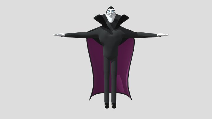 Dracula Hotel Transylvania 3D Model