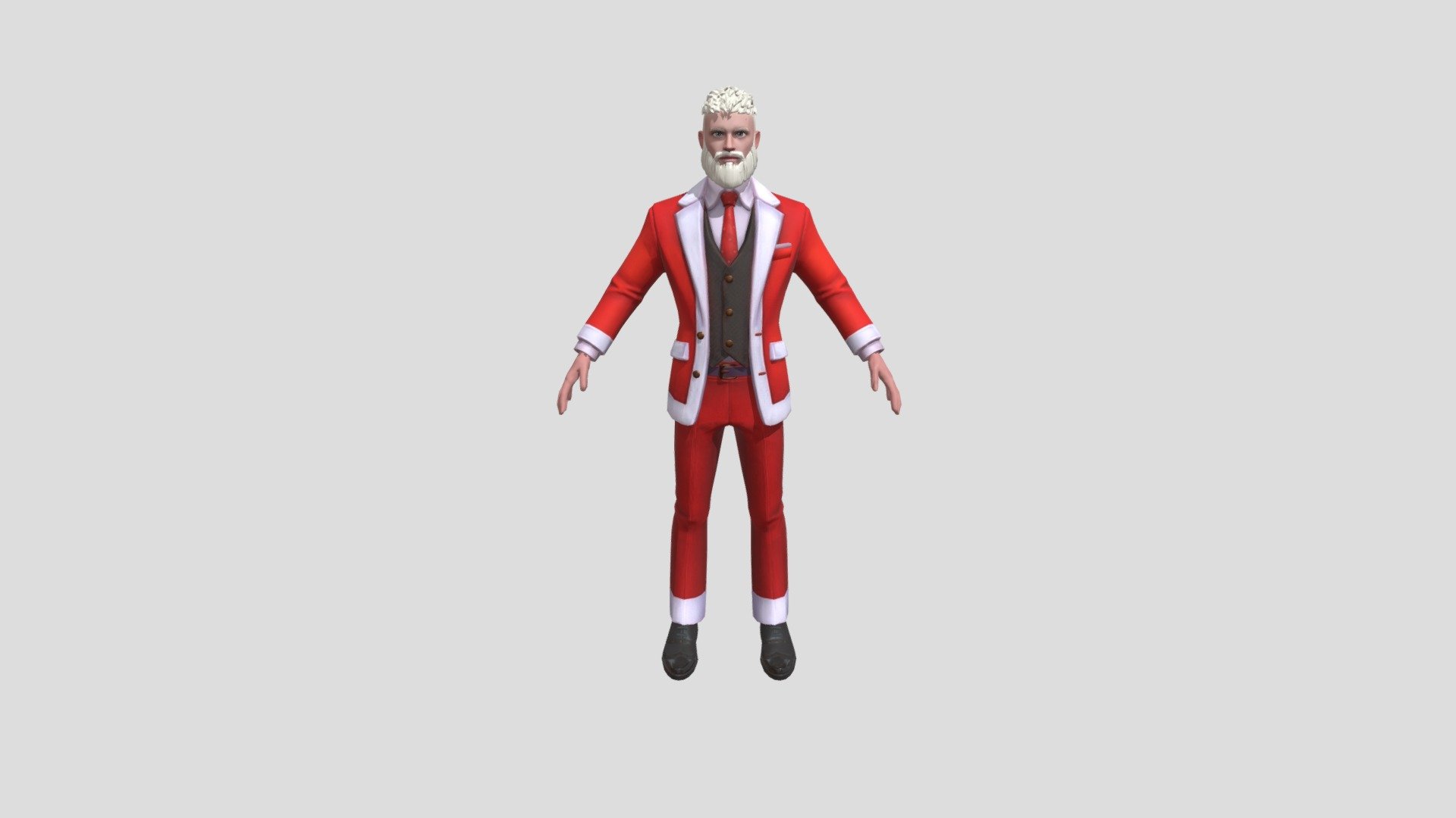 В костюме Санты - Download Free 3D model by Geliora [c6f29ea] - Sketchfab