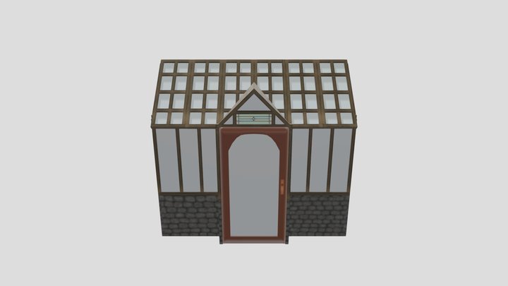 Greenhouse Textured 3D Model