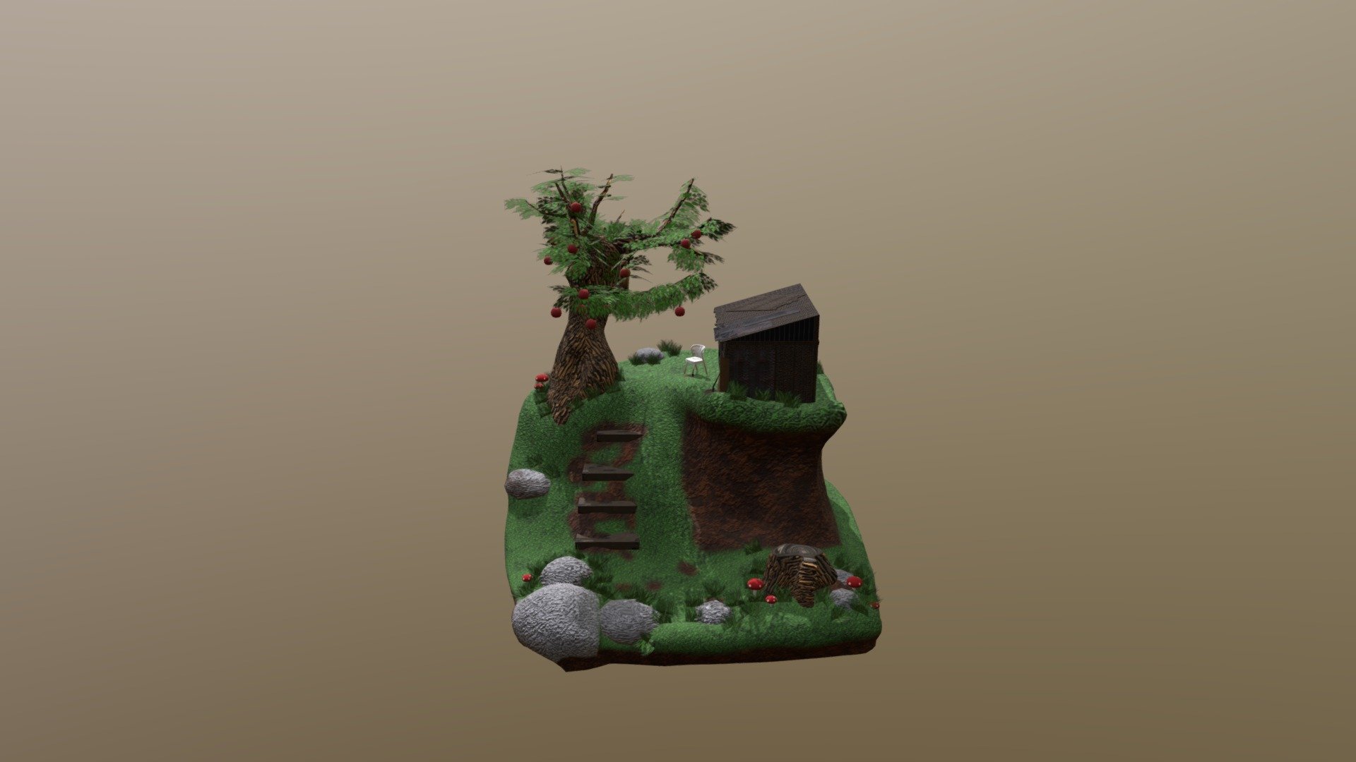 Old Allotment Diorama