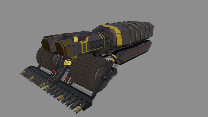 Dune Spice harvester 3D Model