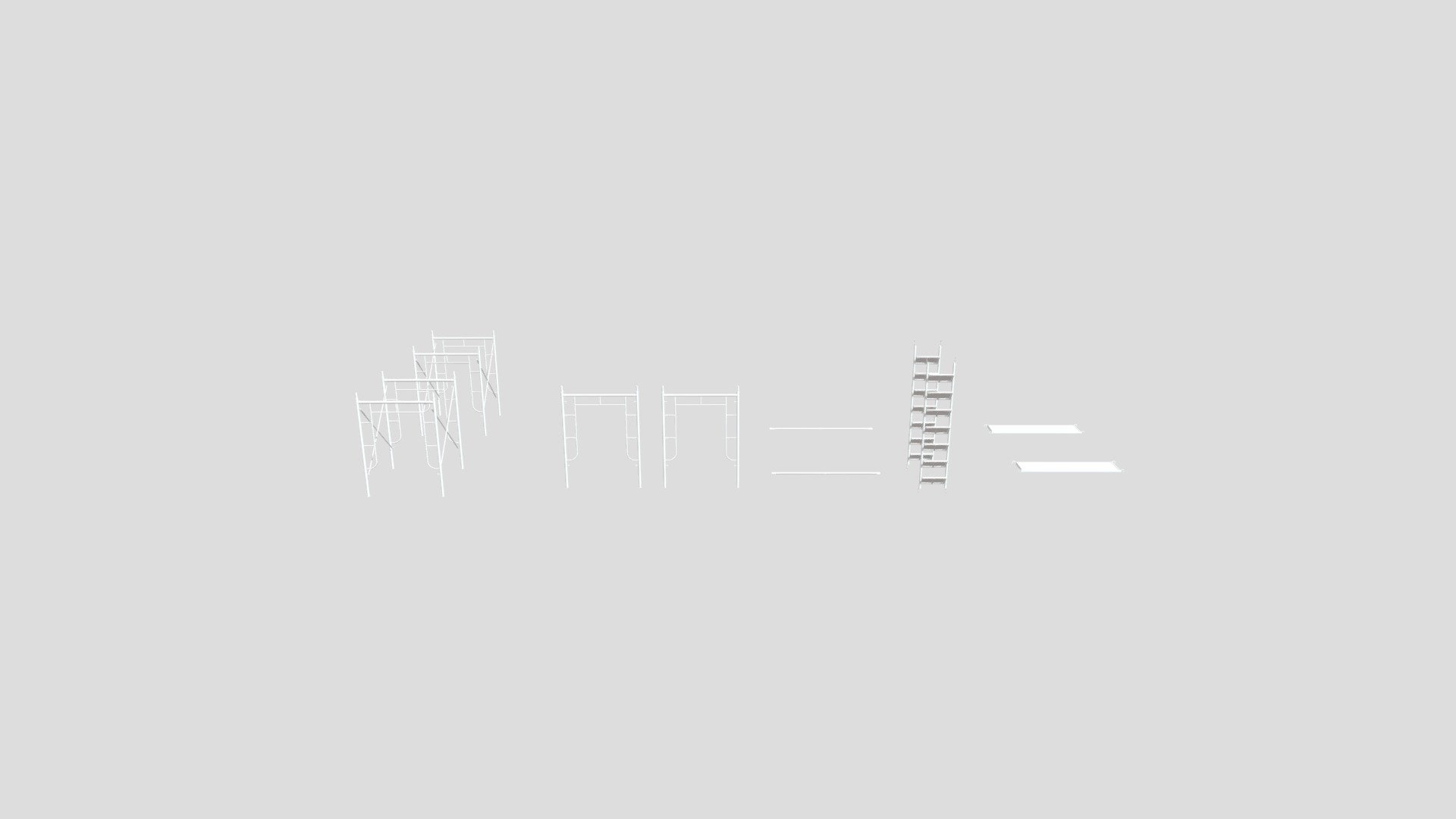 Construction Scaffold Model