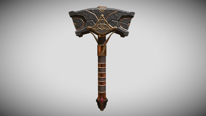 Mjolnir 3D Model