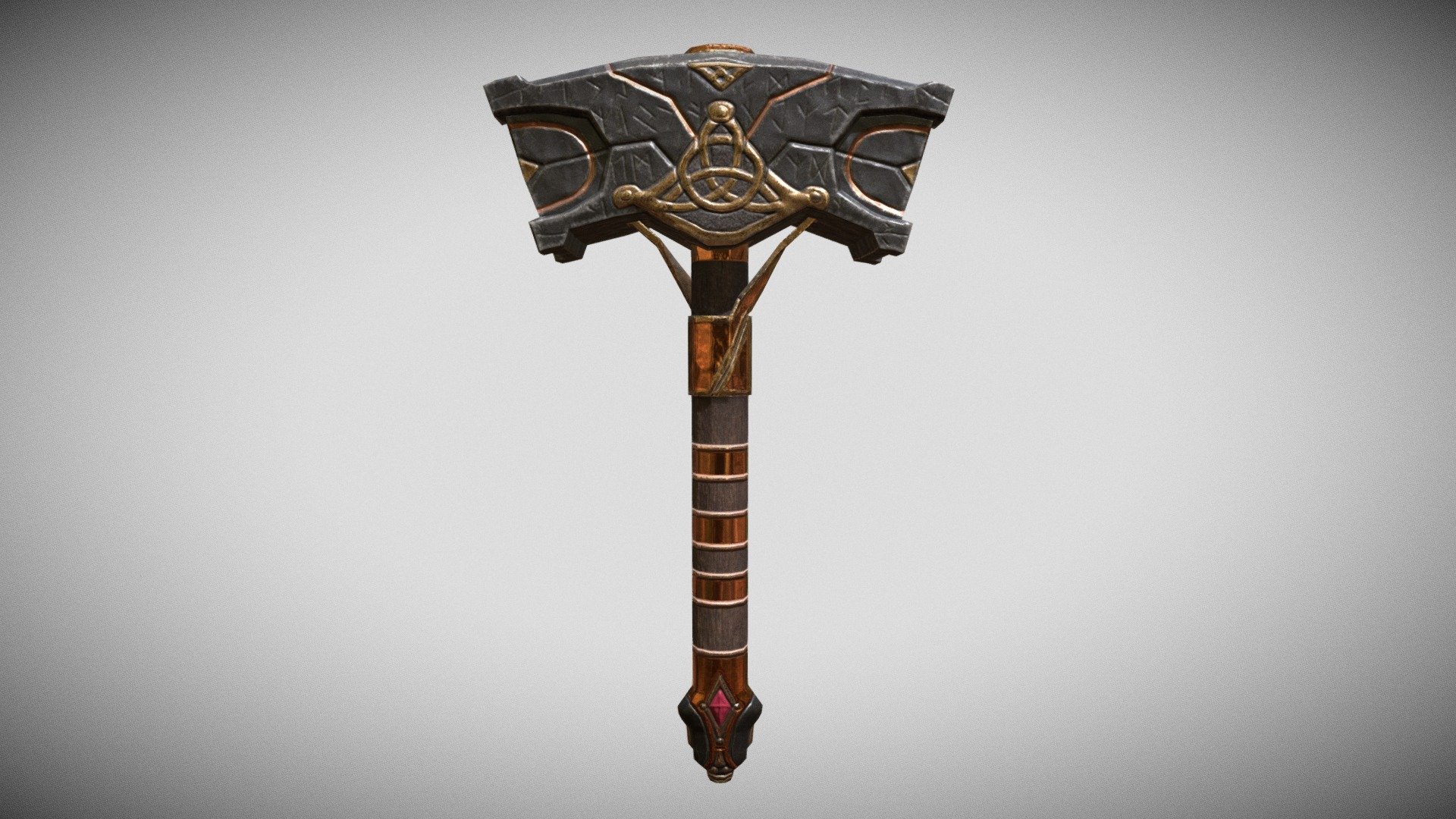 Mjolnir - Download Free 3D model by Farid Garcia (@FaridGarcia ...