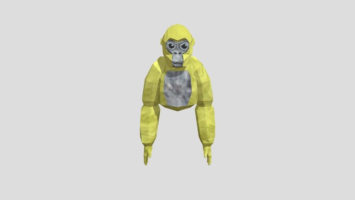 gorilla tag palyer model 3D Model