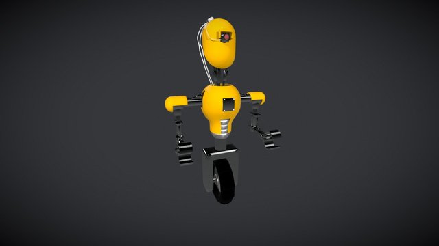 Worker ROBOT 3D Model