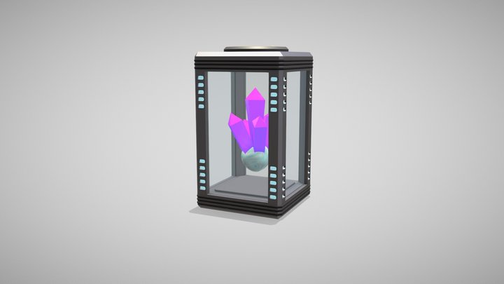 Crystal Container 3D Model