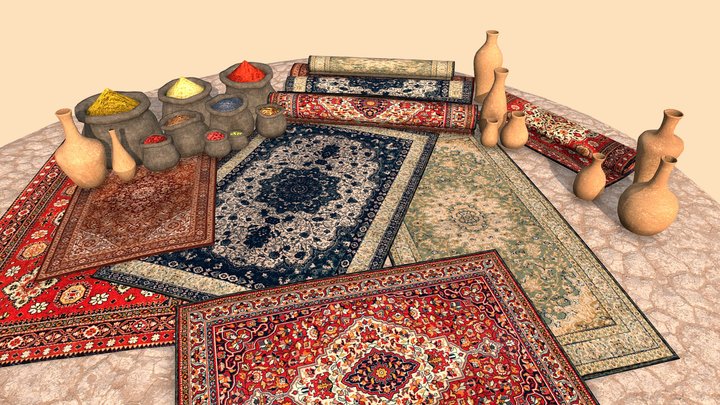 Bazaar Props 3D Model