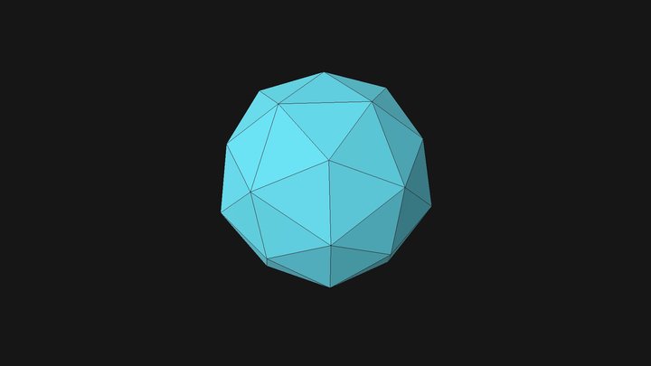 Kuvina pentakis dodecahedron 3D Model