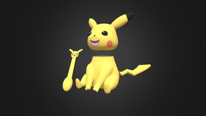 Sugar bowl | Pikachu Container - 3D Print Model
