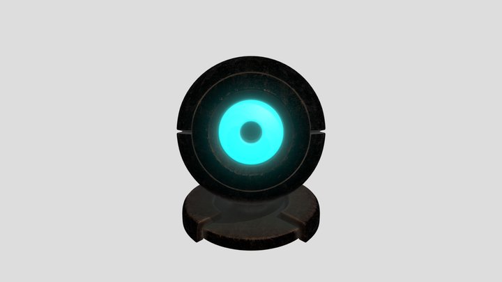 Blue Emissive 3D Model