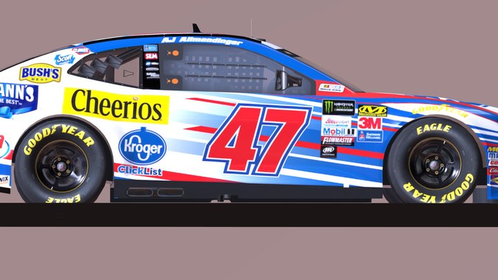2018_nascar_camaro (1) 3D Model