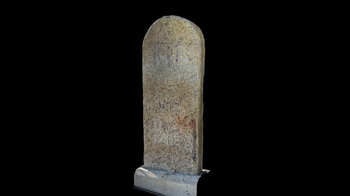 Milestone Brig-Simplon-Gondo km 04 – Kostenloses 3D-Modell STL