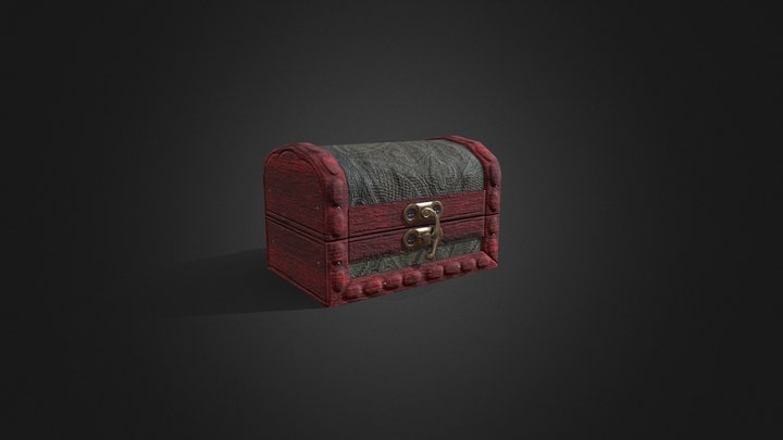 Videogame Prop - Chest 3D Model
