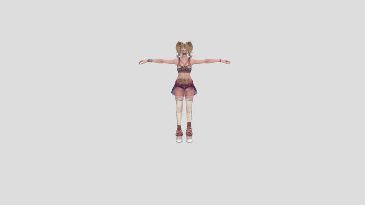 Bikini Girl 3D Model