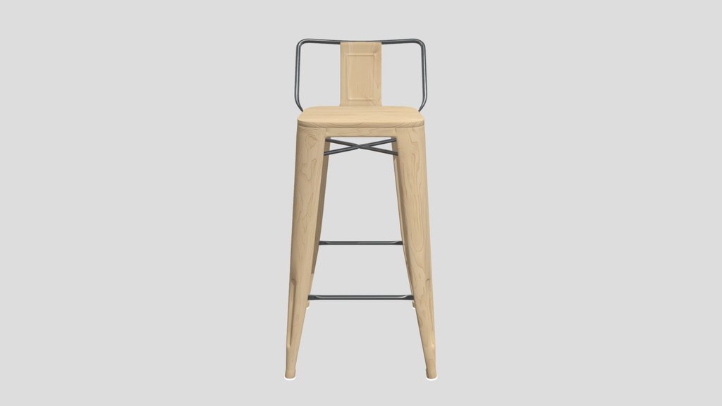 Wooden Barchair