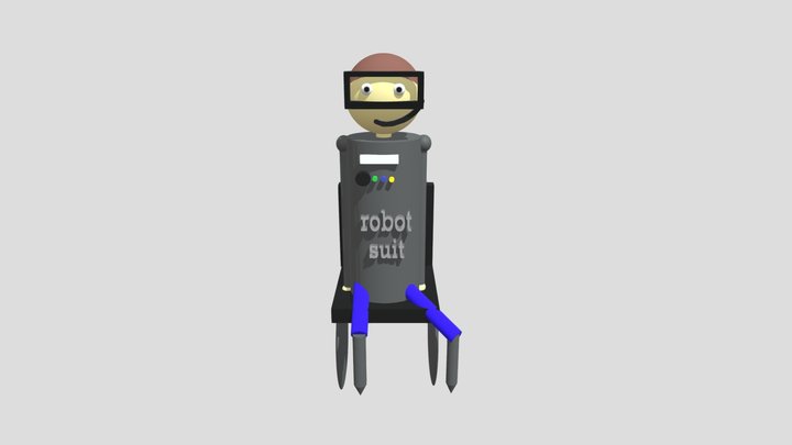 Robot Suit Dave 3D Model