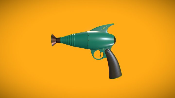 Simple Ray Gun 3D Model