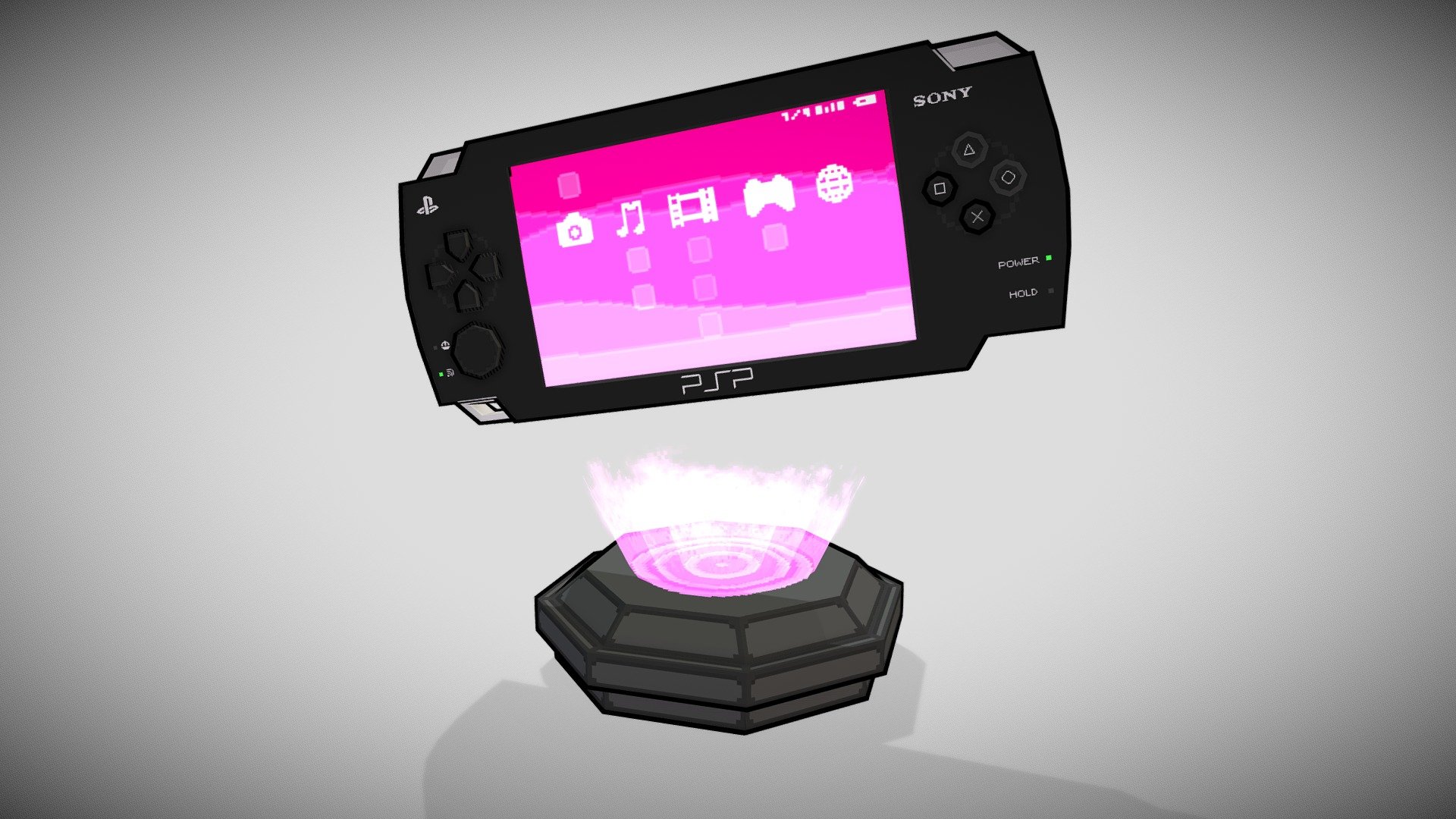 PSP (PlayStation Portable) - 3D model by IamNaga [c70187b] - Sketchfab