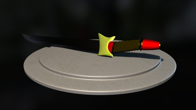 Sword for Week 2 3D Model