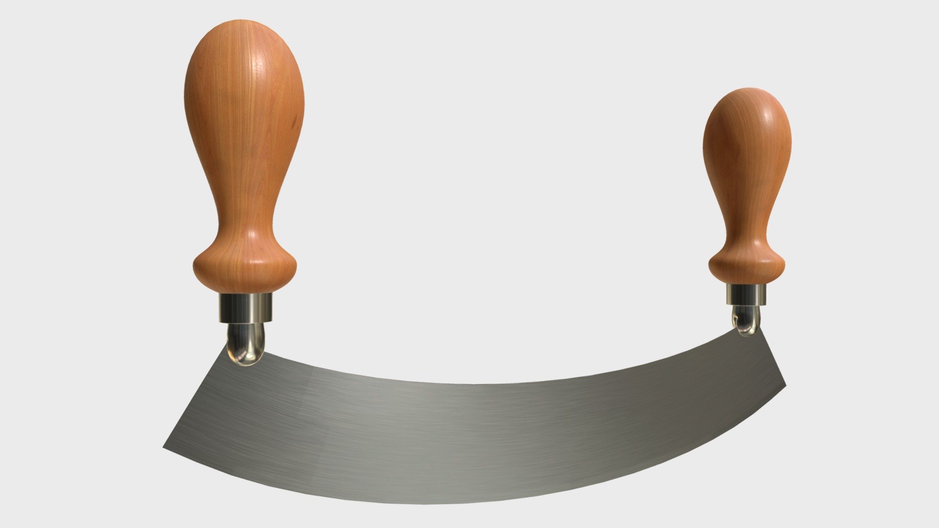 Long mincing knife Buy Royalty Free 3D model by