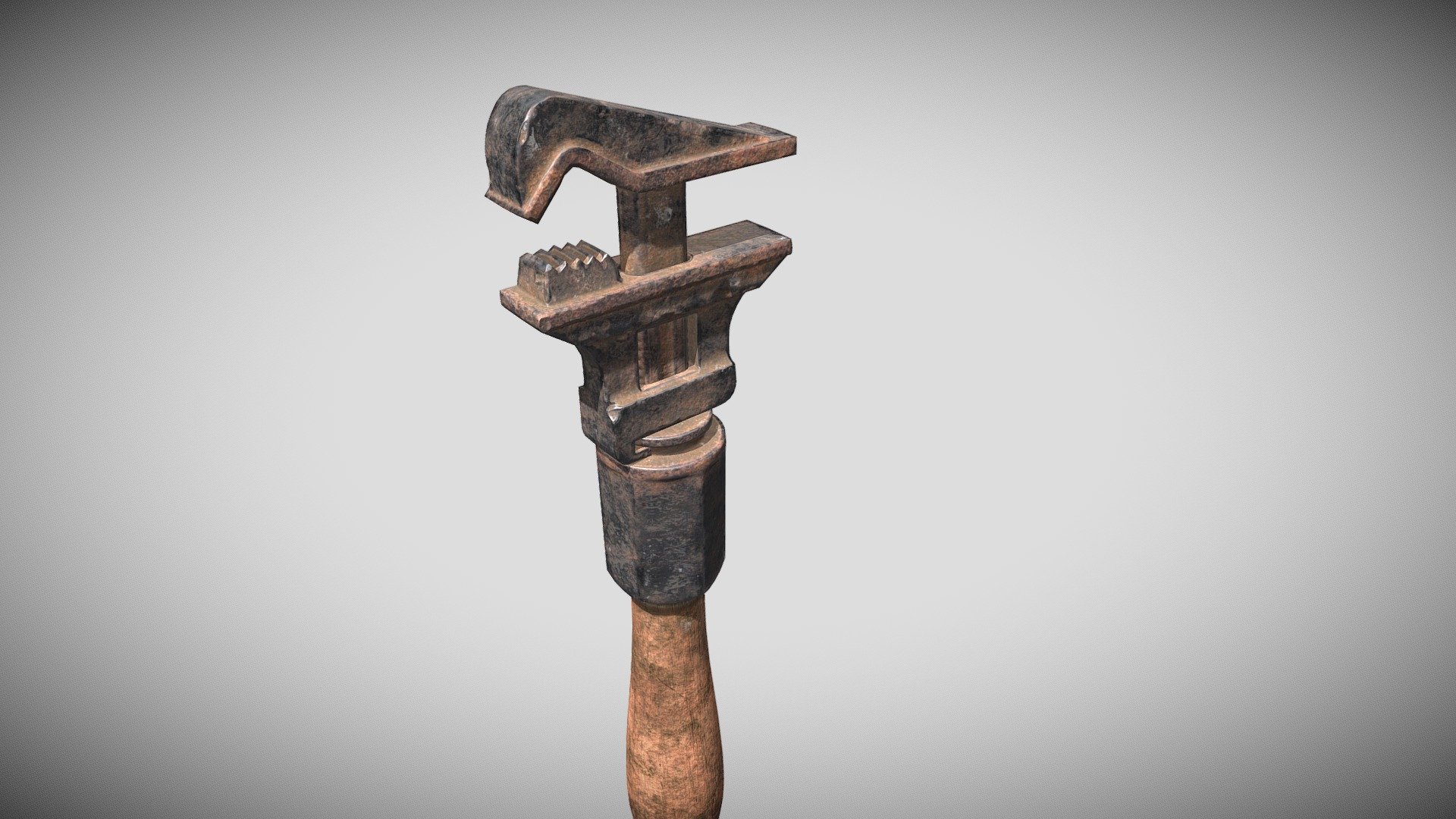 Very old adjustable wrench