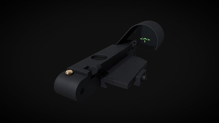 OKP-7 Reflex Sight 3D Model