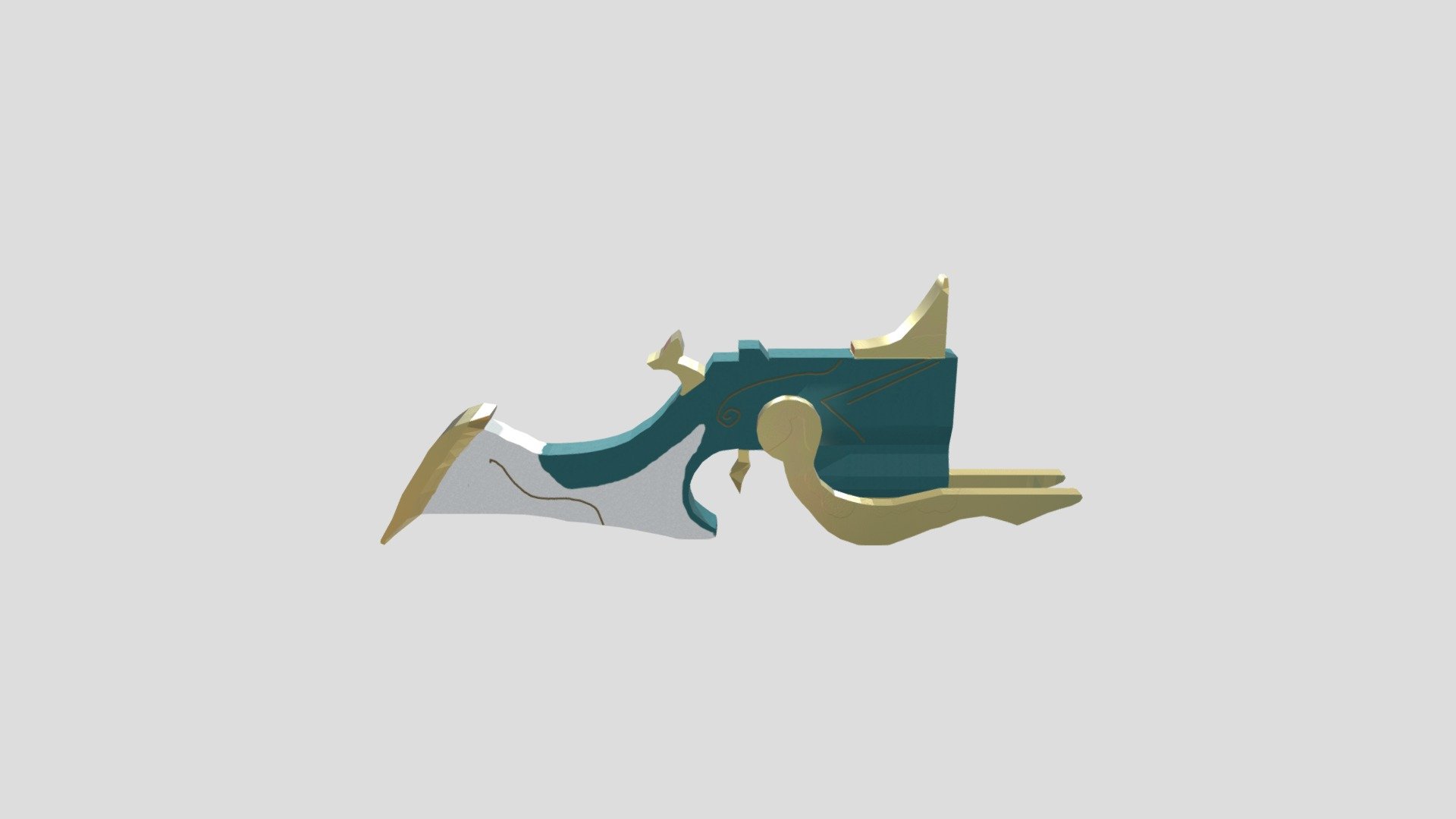 pistola jhin - 3D model by Jglorfindel [c706664] - Sketchfab