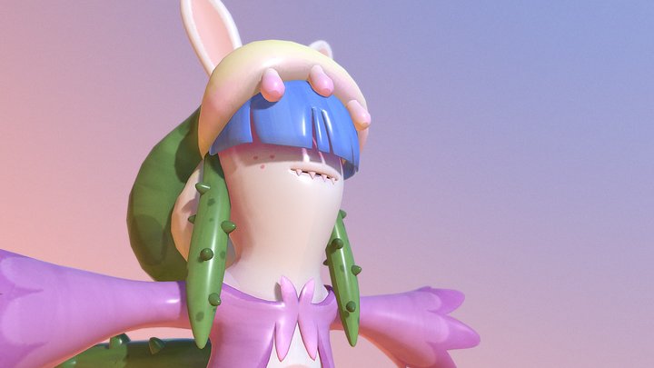 Mario + Rabbids Sparks of Hope Daphne 3D Model