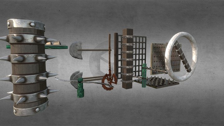 Get Free 10+ Obstacles 3D Model