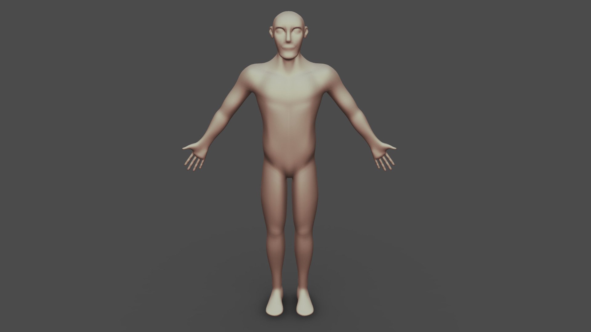 Human Male - Base (High Poly)