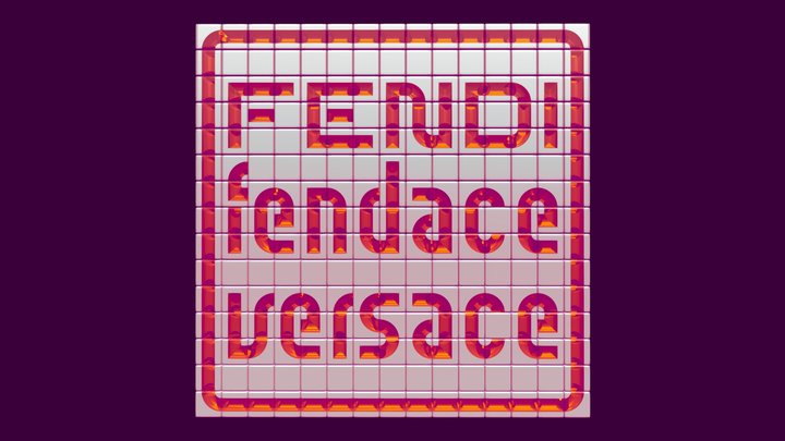 Fendi pixel discount art