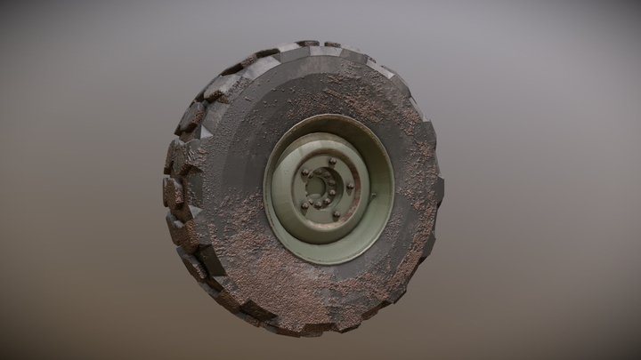 Unimog Wheel 3D Model